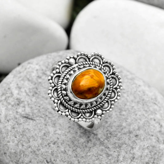 Natural Tiger Eye - Africa Ring size-8 R-1256 SDR171041