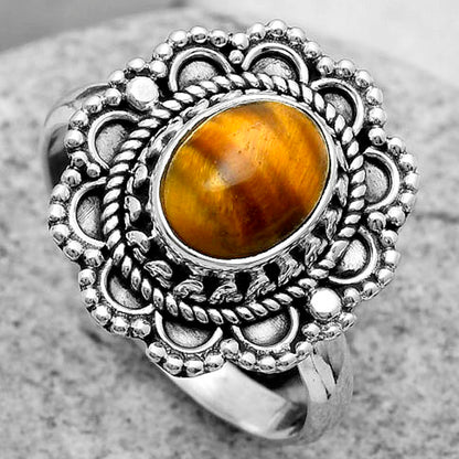 Natural Tiger Eye - Africa Ring size-8.5 R-1256 SDR171053