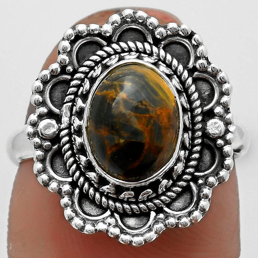 Natural Pietersite - Namibia Ring size-7 R-1256 SDR171059