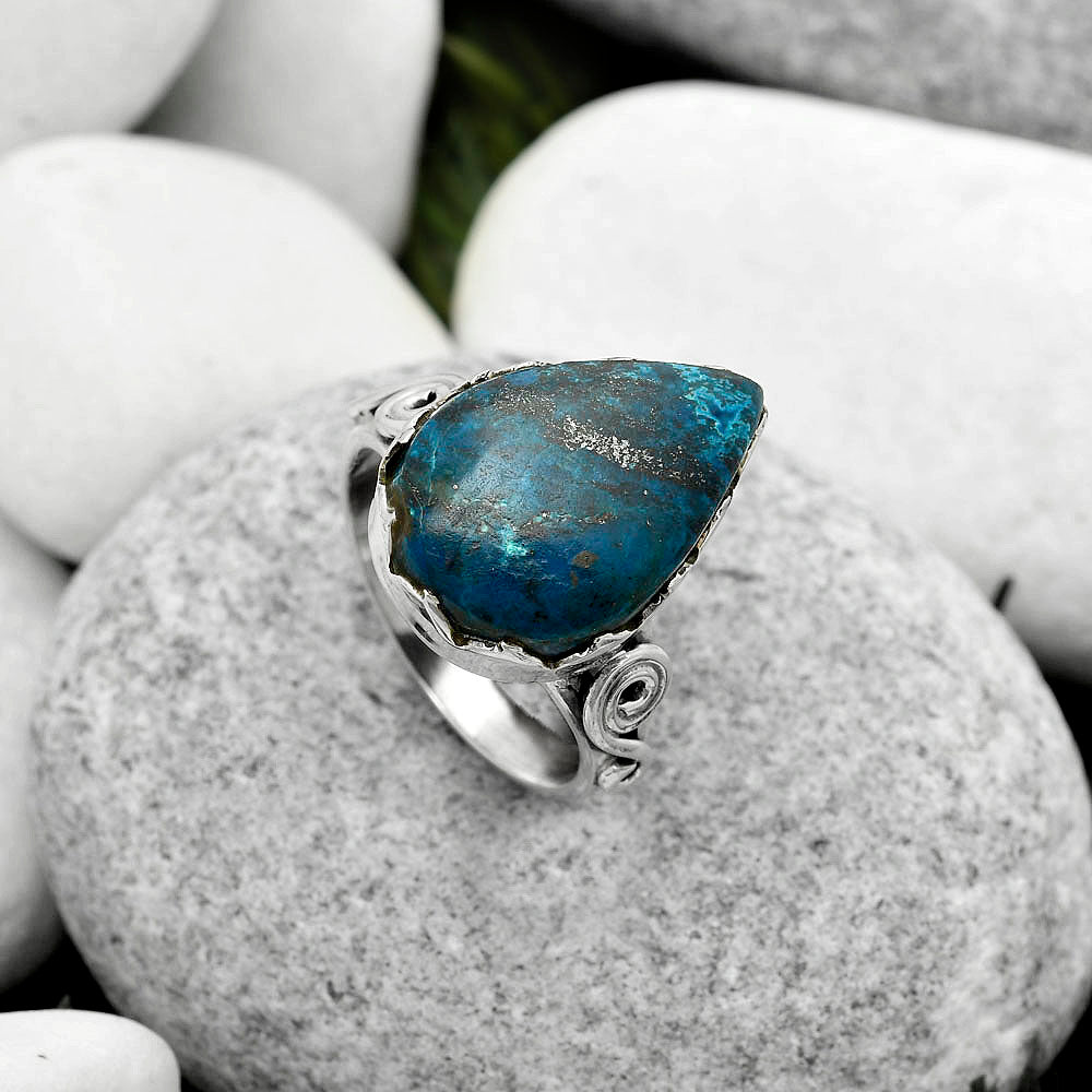 Natural Shattuckite - USA Ring size-8 R-1315 SDR171109