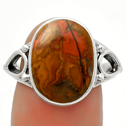 Natural Rare Cady Mountain Agate Ring size-7.5 R-1224 SDR171138