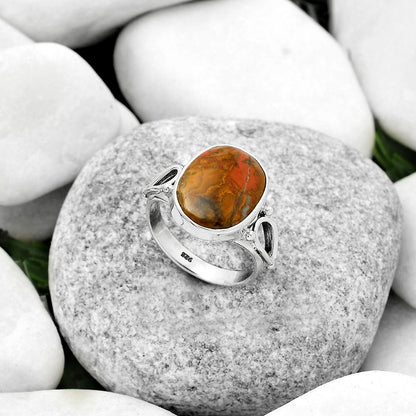 Natural Rare Cady Mountain Agate Ring size-7.5 R-1224 SDR171138
