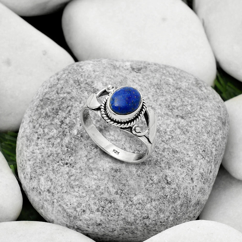 Natural Lapis - Afghanistan Ring size-8 R-1405 SDR171197