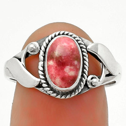Natural Pink Thulite - Norway Ring size-8.5 R-1405 SDR171200