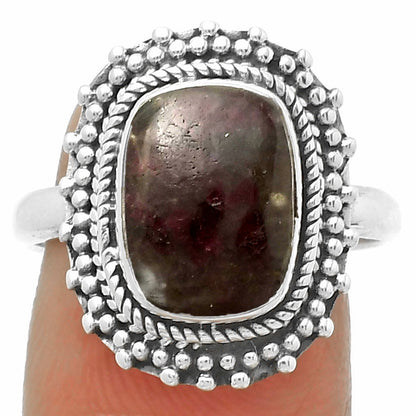 Natural Tourmaline Quartz Ring size-8.5 R-1332 SDR171418