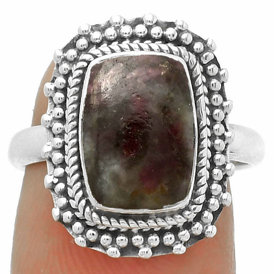 Natural Tourmaline Quartz Ring size-7 R-1332 SDR171436
