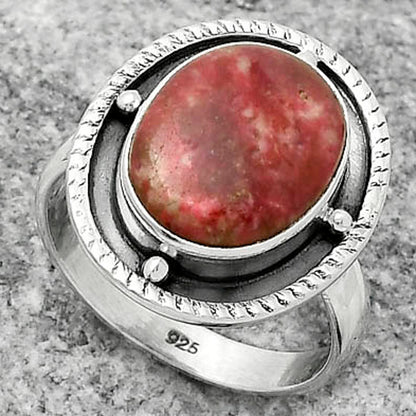 Natural Pink Thulite - Norway Ring size-8 R-1595 SDR171518