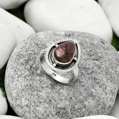 Natural Tourmaline Quartz Ring size-7.5 R-1595 SDR171530