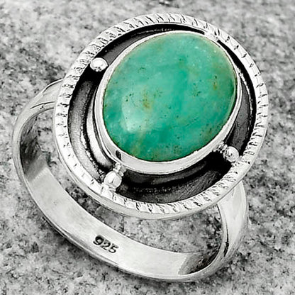 Natural Paraiba Amazonite Ring size-8 R-1595 SDR171547