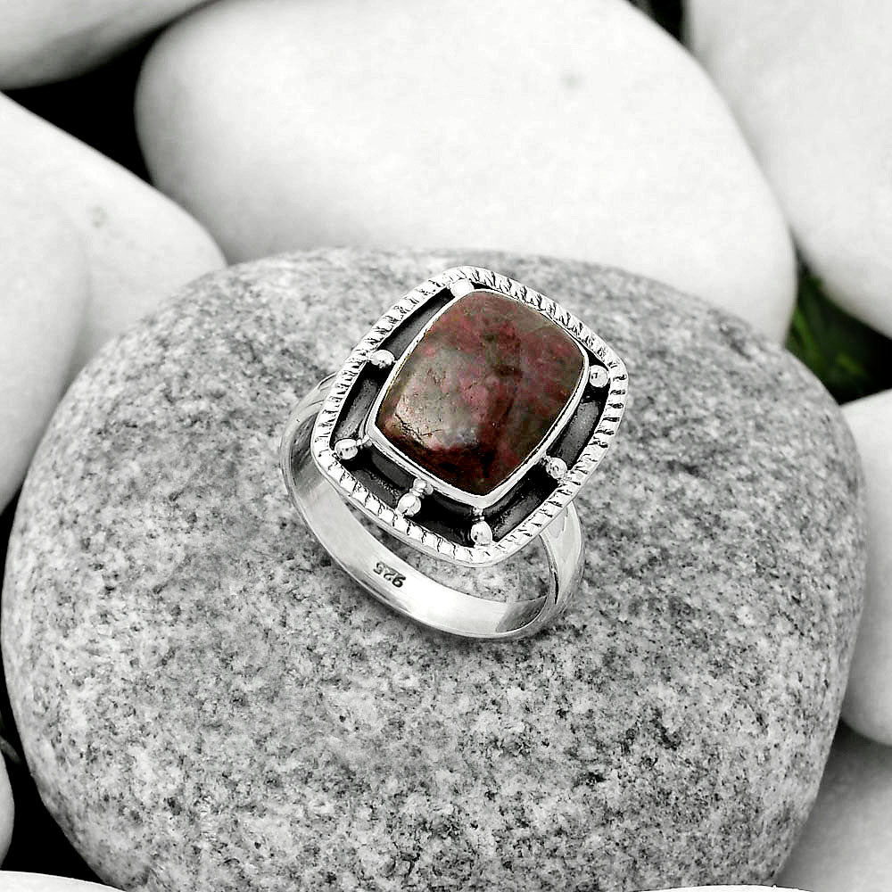 Natural Tourmaline Quartz Ring size-7.5 R-1595 SDR171550