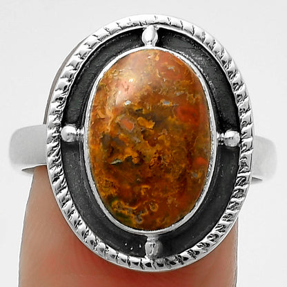 Natural Rare Cady Mountain Agate Ring size-9 R-1595 SDR171556