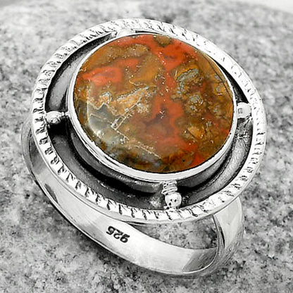 Natural Rare Cady Mountain Agate Ring size-8.5 R-1595 SDR171557
