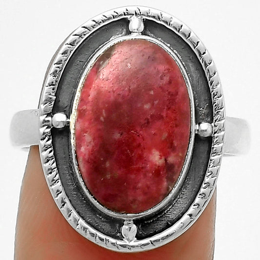 Natural Pink Thulite - Norway Ring size-9 R-1595 SDR171558