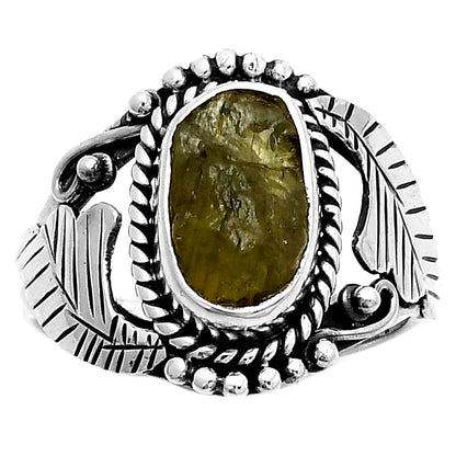 Natural Rare Kornerupine Rough Ring size-7.5 R-1272 SDR171663