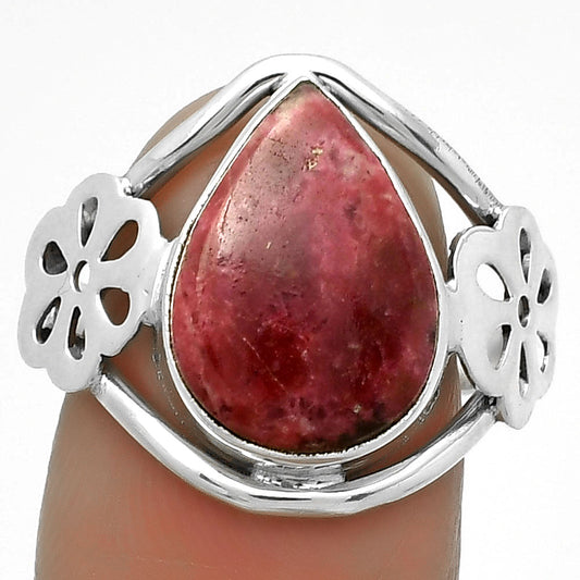 Natural Pink Thulite - Norway Ring size-8 R-1497 SDR172115