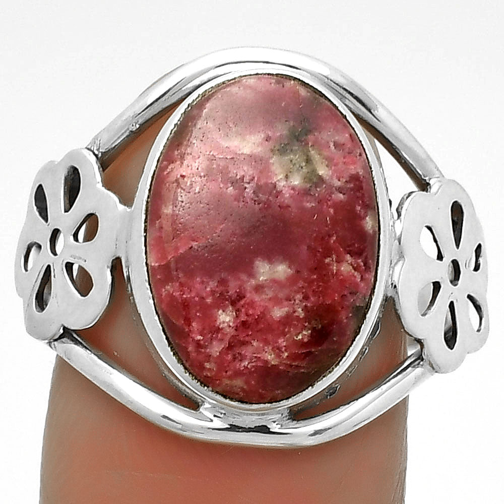 Natural Pink Thulite - Norway Ring size-8.5 R-1497 SDR172122