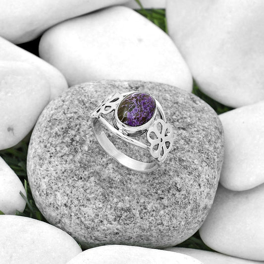 Natural Purpurite - South Africa Ring size-9 R-1497 SDR172123