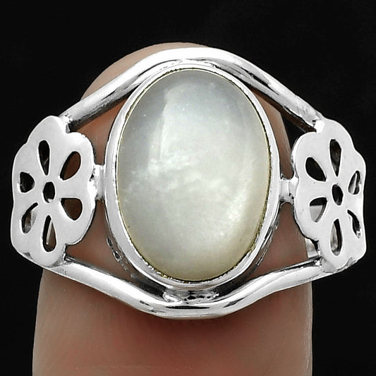 Natural Srilankan Moonstone Ring size-9 R-1497 SDR172138