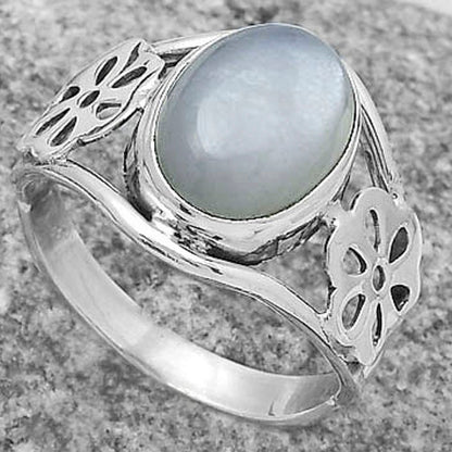 Natural Srilankan Moonstone Ring size-9 R-1497 SDR172138