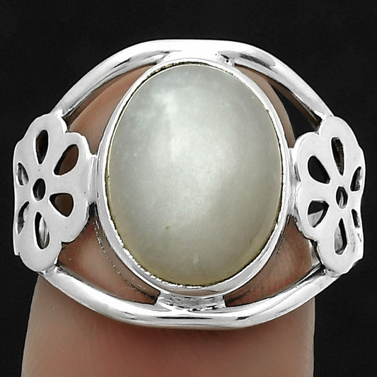 Natural Srilankan Moonstone Ring size-7.5 R-1497 SDR172140