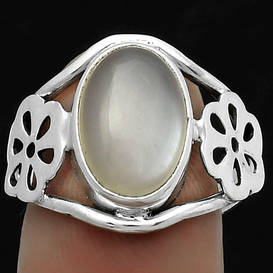 Natural Srilankan Moonstone Ring size-7.5 R-1497 SDR172141