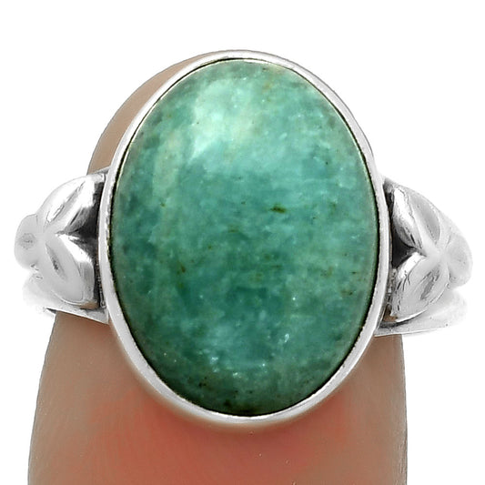 Natural Paraiba Amazonite Ring size-8 R-1261 SDR172169