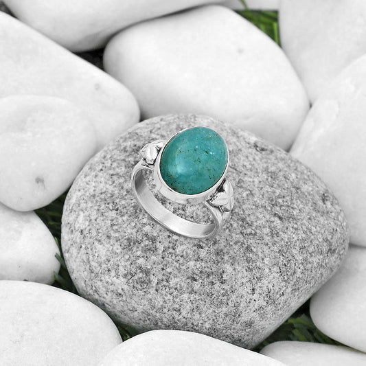 Natural Paraiba Amazonite Ring size-8 R-1261 SDR172169