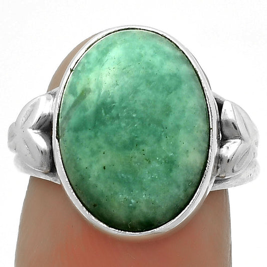 Natural Paraiba Amazonite Ring size-7 R-1261 SDR172175