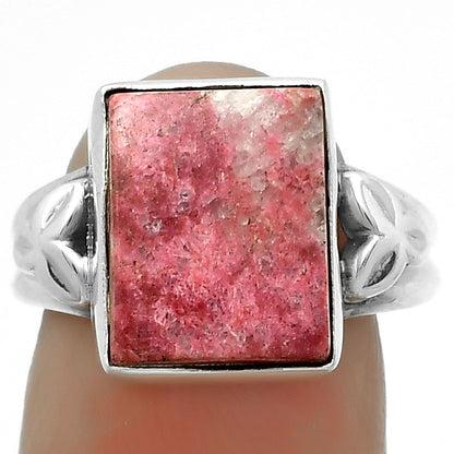 Natural Pink Thulite - Norway Ring size-7.5 R-1261 SDR172178