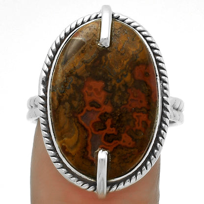Natural Rare Cady Mountain Agate Ring size-9 R-1635 SDR172253