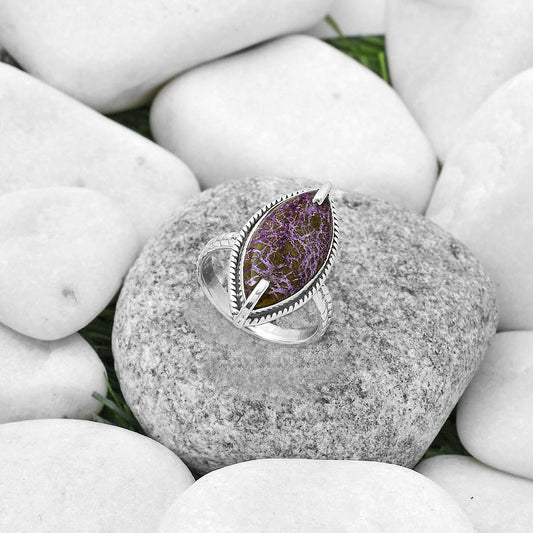Natural Purpurite - South Africa Ring size-8 R-1635 SDR172254