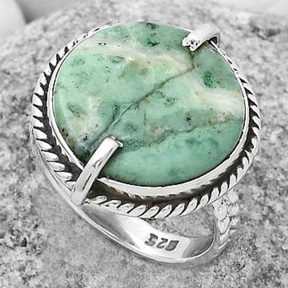 Natural Larsonite Jasper Ring size-8 R-1635 SDR172257