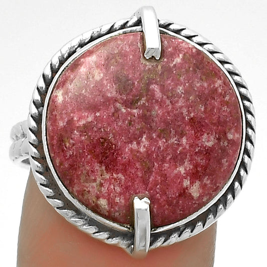 Natural Pink Thulite - Norway Ring size-9 R-1635 SDR172270