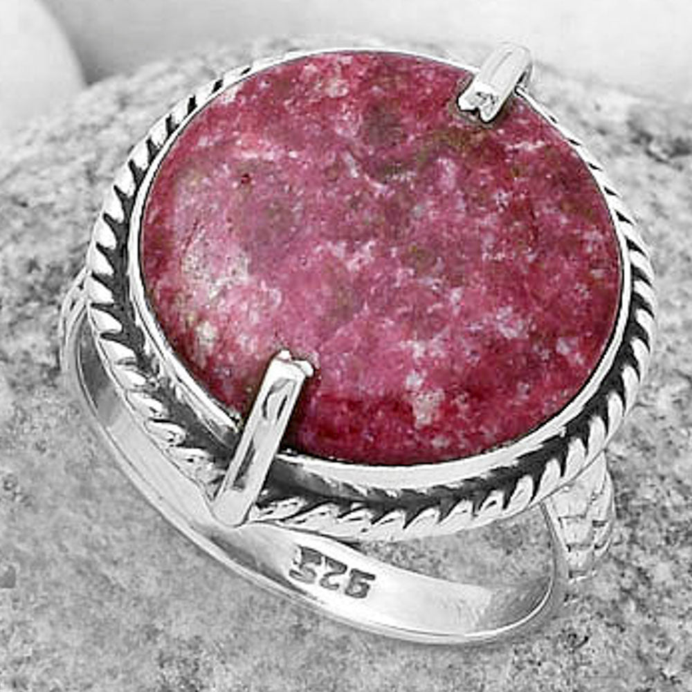 Natural Pink Thulite - Norway Ring size-9 R-1635 SDR172270