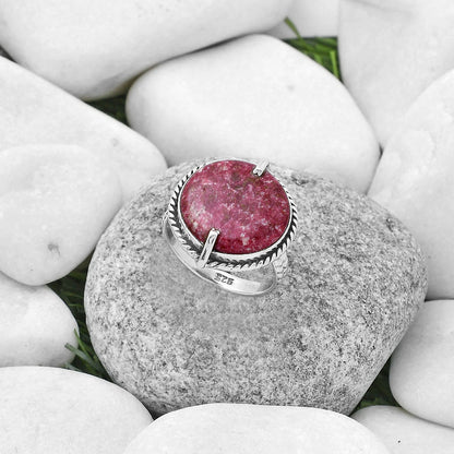 Natural Pink Thulite - Norway Ring size-9 R-1635 SDR172270