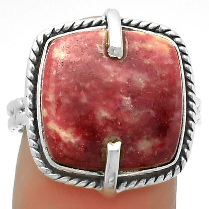 Natural Pink Thulite - Norway Ring size-8.5 R-1635 SDR172271