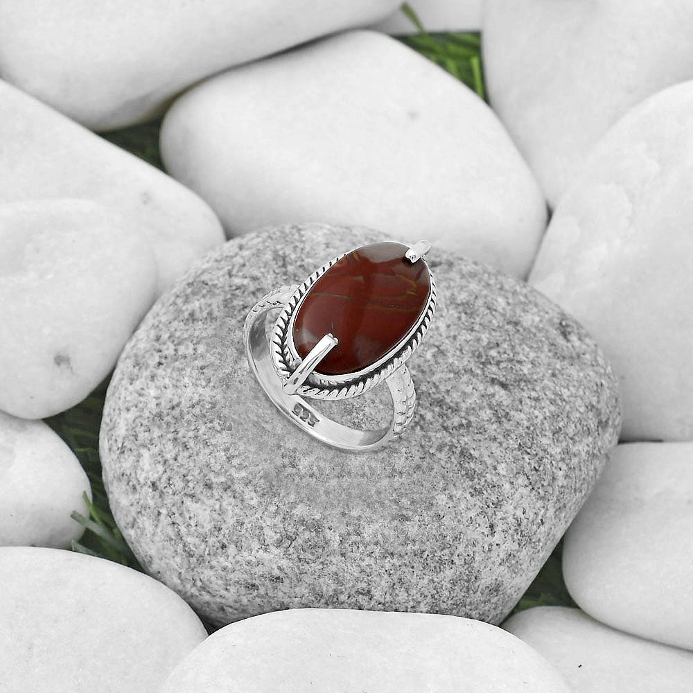 Natural Noreena Jasper Ring size-7.5 R-1635 SDR172273