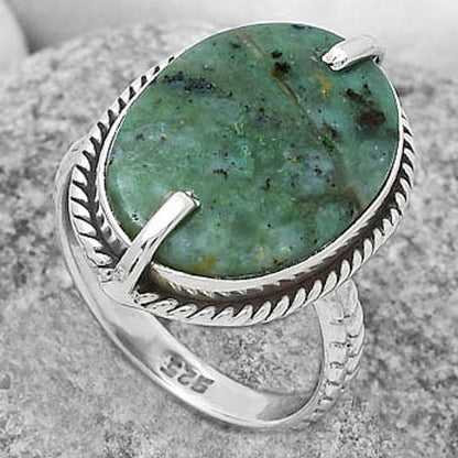 Natural Larsonite Jasper Ring size-9 R-1635 SDR172275