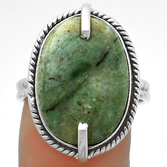 Natural Larsonite Jasper Ring size-8.5 R-1635 SDR172276
