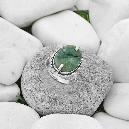 Natural Larsonite Jasper Ring size-8.5 R-1635 SDR172276