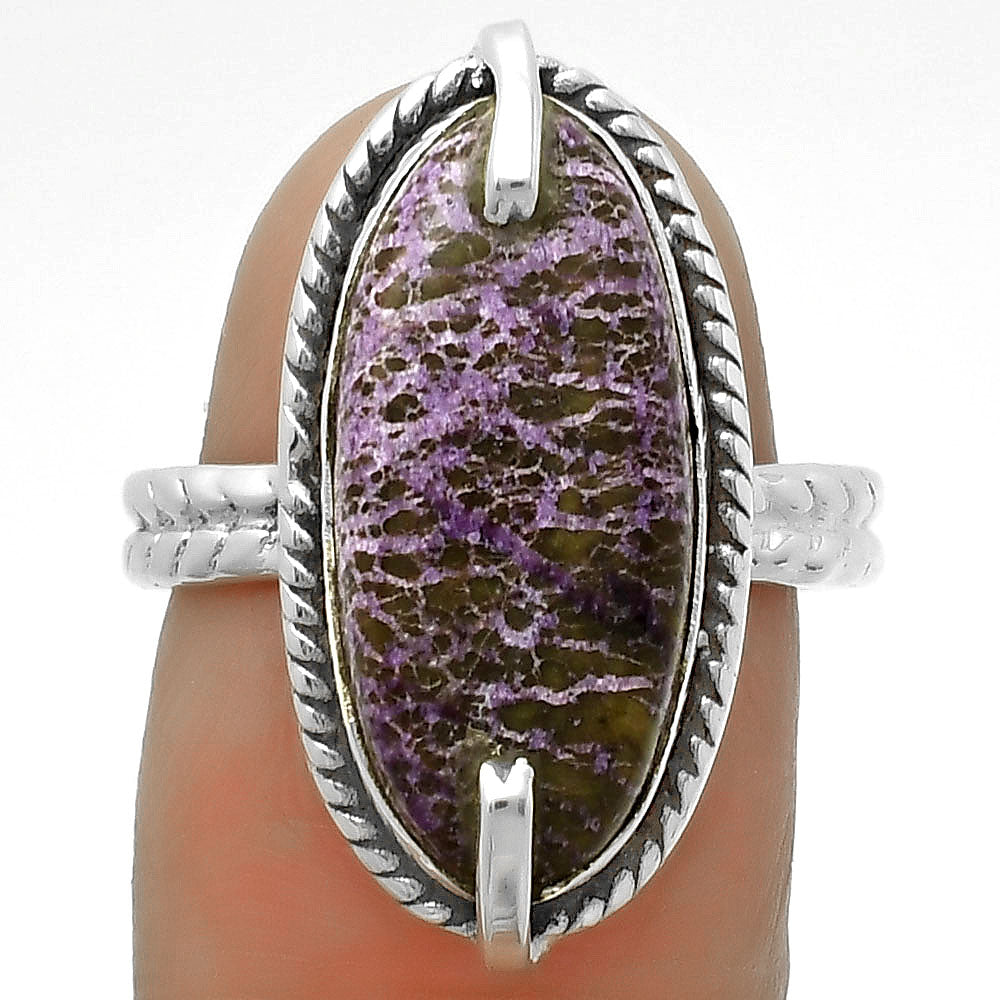 Natural Purpurite - South Africa Ring size-7.5 R-1635 SDR172278