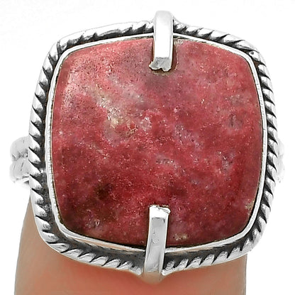 Natural Pink Thulite - Norway Ring size-8.5 R-1635 SDR172281
