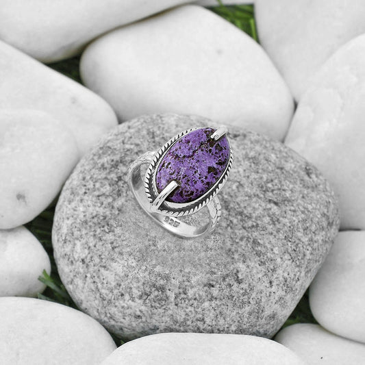 Natural Purpurite - South Africa Ring size-7 R-1635 SDR172282