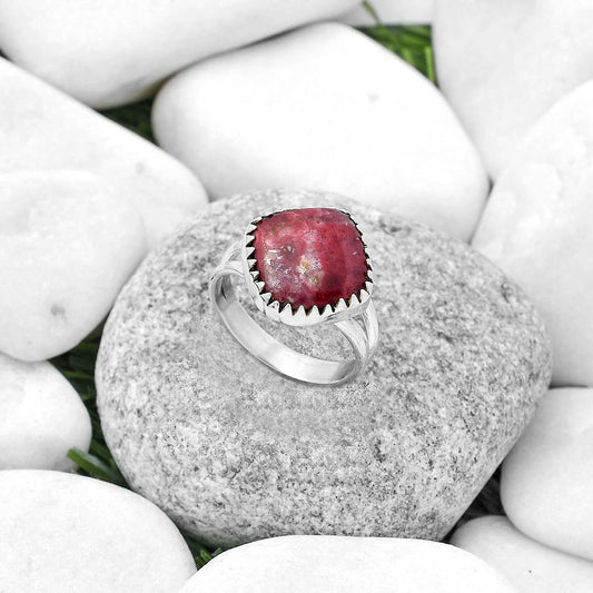 Natural Pink Thulite - Norway Ring size-9 R-1210 SDR172366
