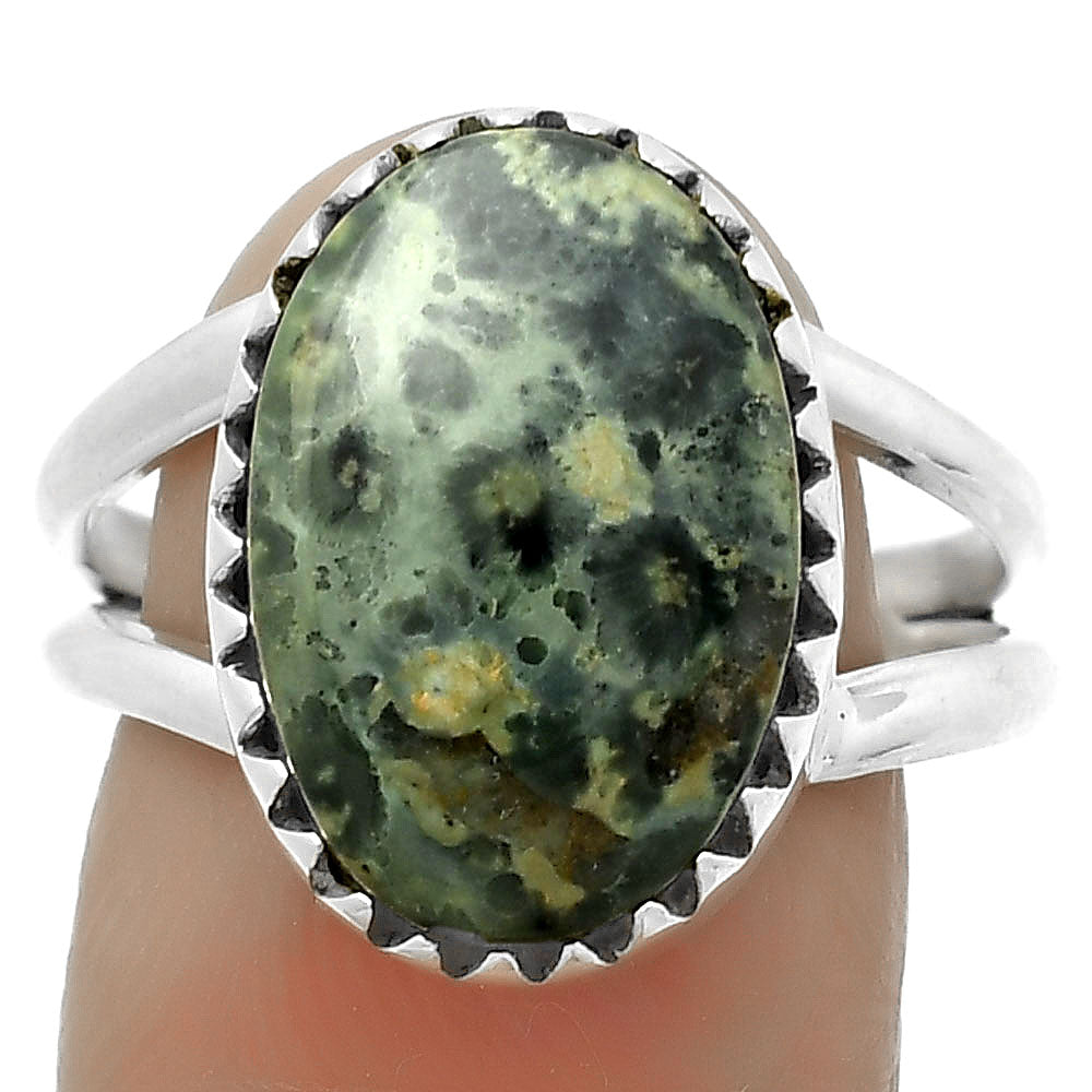 Natural Star Galaxy Jasper Ring size-8.5 R-1210 SDR172373