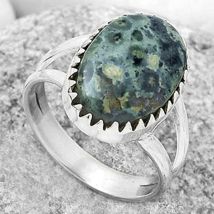 Natural Star Galaxy Jasper Ring size-8.5 R-1210 SDR172373