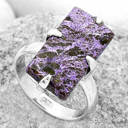 Natural Purpurite - South Africa Ring size-7 R-1305 SDR172389