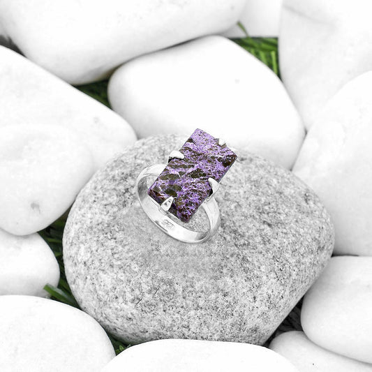 Natural Purpurite - South Africa Ring size-7 R-1305 SDR172389