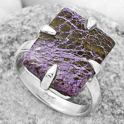 Natural Purpurite - South Africa Ring size-8 R-1305 SDR172398