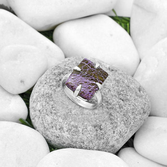 Natural Purpurite - South Africa Ring size-8 R-1305 SDR172398